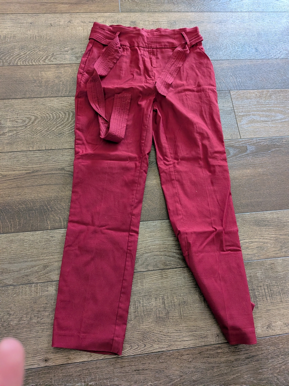 Jules & Leopold Deep Burgundy Pants - Tapered Fit